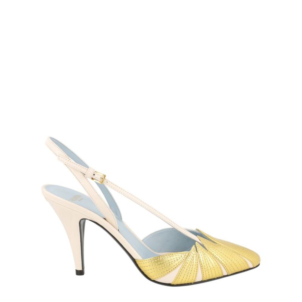 Valentino Foliage Slingback Pumps Multi Womens